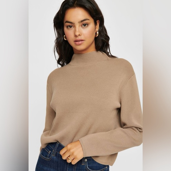 Dynamite Mock Neck Sweater - Picture 1 of 5